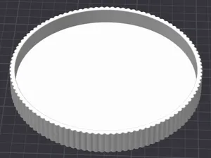 Modern Ribbed Planter Saucer / Drip Tray
