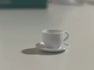 Mini Coffee Cup with Saucer – Tiny Mug