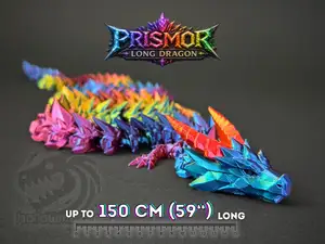 Prismor - Long Crystal Stone Dragon