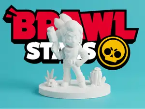 Shelly – Brawl Stars Inspired Hero Figurine