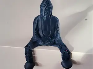 sitting buddha buddha homie articulated legs chill