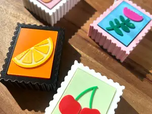 Oversized Spring Stamp Fidget Clicker