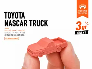 Tiny Toyota NASCAR Truck - Mini Cars Series