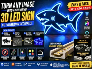 Turn Any Image into a 3D LED Sign (No Soldering)
