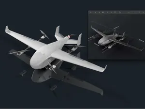 座头鲸H140 垂起固定翼（缩比简化版DJI EV50航模）