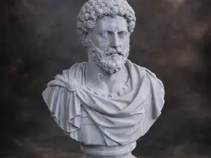Marco Aurelio Busto Romano – Statua Classica