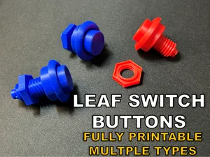 Arcade Buttons - Leaf Switch Style, Tall and Short