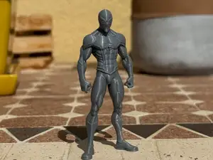 Detailed 0.1 Spiderman Figure