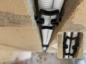 Universal Wall Channel Clip / Quick Cable Retainer