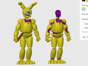 Spring Bonnie Dummy 13 Alternate Pieces By Jaebii