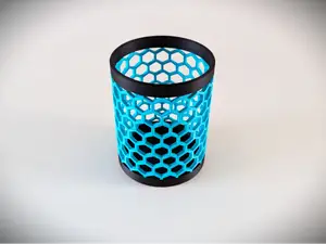 Hex Pattern Pencil Holder