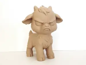 Angry Billy Goat Figurine