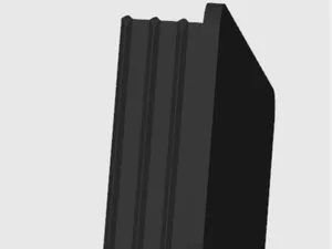 Embout pour tube carré 100x50x3mm