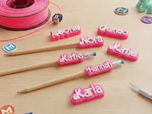 Custom Pencil Nameplate | Lápiz Personalizable