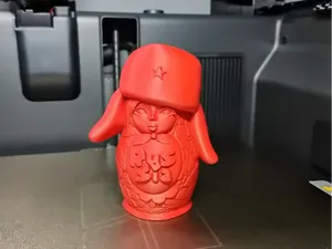 Russian matryoshka doll of the USSR.