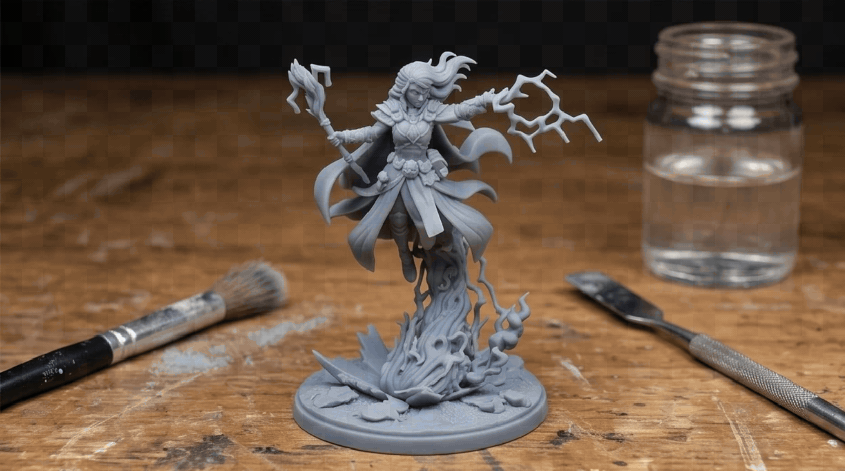 Storm Sorceress Levitation | RPG Mini