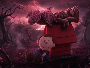 snoopy strangers things
