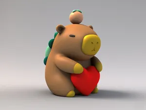 暖心卡皮巴拉（含AMS多色版）