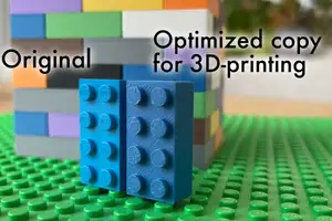 Precision-engineered 2x4 Compatible Brick