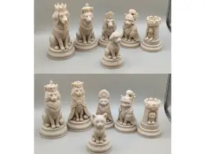 Dogs vs. Cats Chess Set 2in1