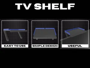 TV Top Utility Shelf