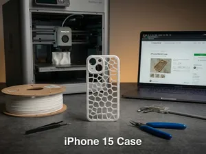 iPhone 15 Voronoi Case