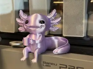 Chubby Axolotl Shelf/Monitor-Sitter