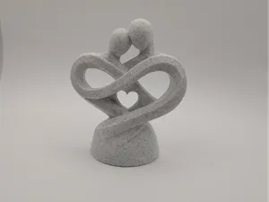 Infinity Love Sculpture – Modern Abstract Couple