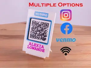 Fold Flat QR Code Sign