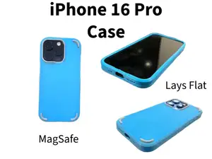 iPhone 16 Pro Case MagSafe Lays Flat (No Supports)