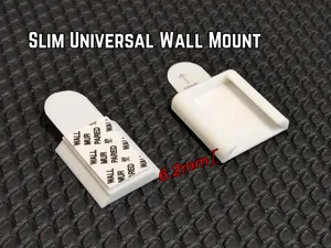 Slim Universal Wall Mount (Small Command Strip)