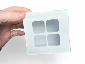 Foldable Box with Window Option - 86 x 65 x 82 mm