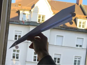 Working Landing Gear For Paper Airplane