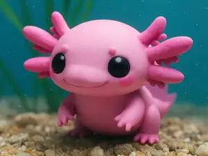 Cute axolotl