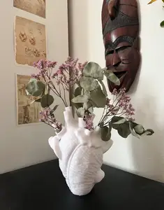 anatomical heart vase