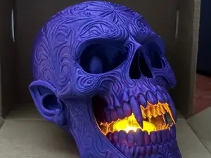 Gothic Vampire Skull Tea-Light Holder
