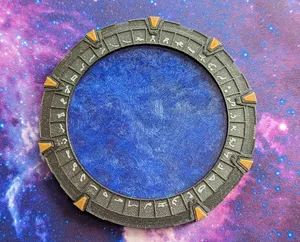 Stargate Coaster - Two piece with Wormhole Insert