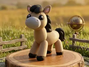 Cute Horse Toby Hoof