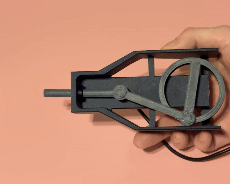 Fully Printable Motorized Linear Actuator