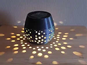Solar Lattice Table Lamp - Ambient Night Light