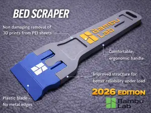 Bambu Lab 3D Printer Bed Scraper 2026 OEM Version