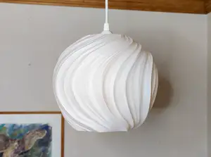 Swirl Pendant Lamp Shade E27 Vase mode