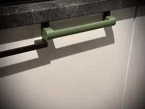 Over-door kitchen towel hook