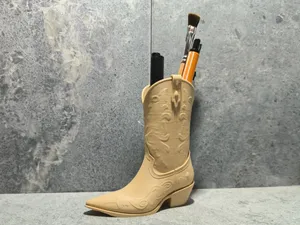 Cowboystiefel Stiftehalter - Keine Stützen