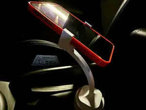 Adjustable car cup phone holder