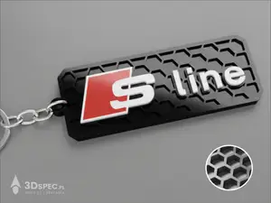 S line S-Line Audi keychain