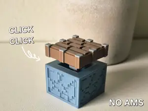 Minecraft piston fidget clicker
