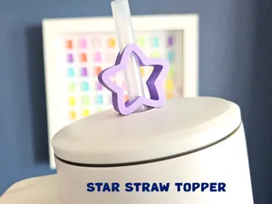 Star Straw Toppers