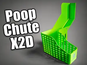 Poop Chute X2D – passgenau - auch P2S