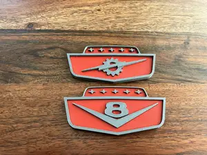 61-66 Ford hood emblem